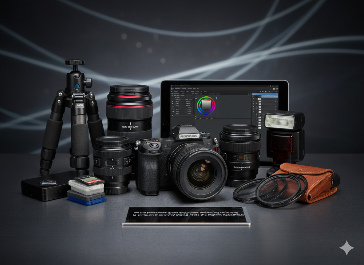 High quality photography equipment